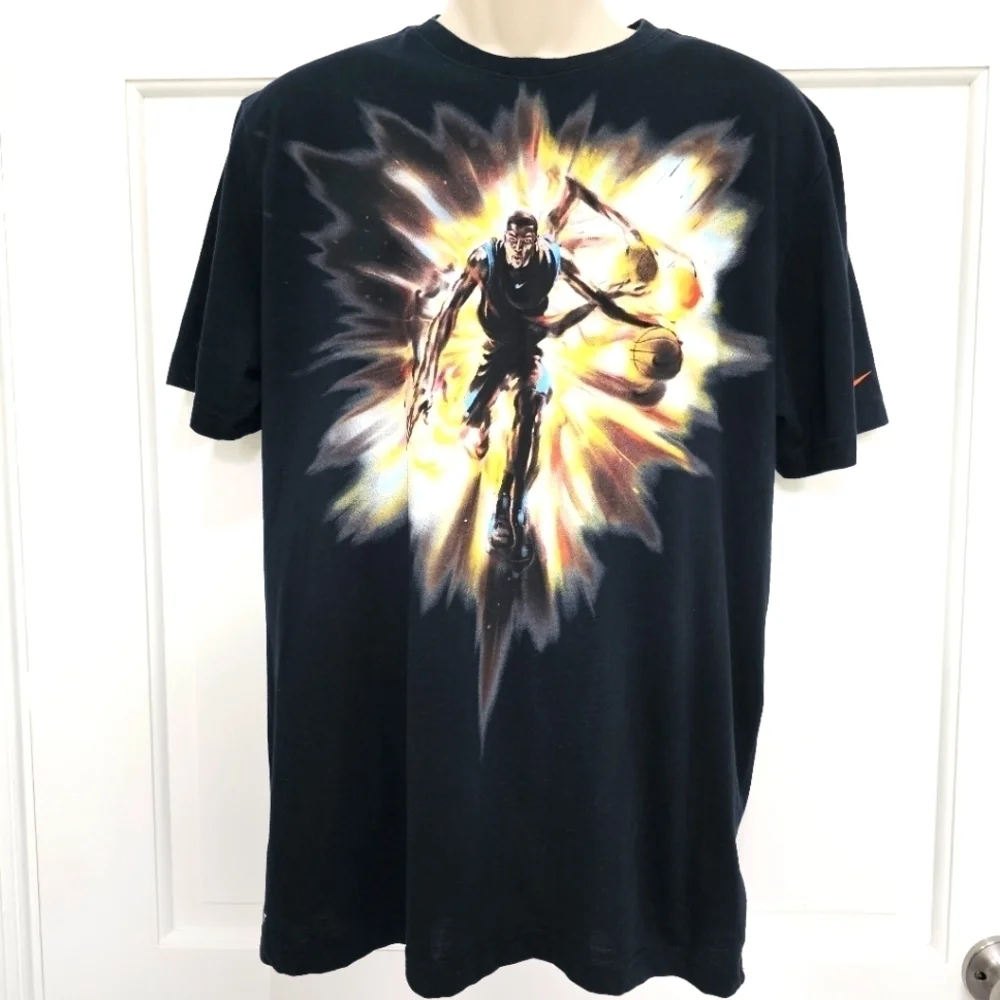 Nike Dri-Fit KD Speed Splatter Short Sleeve Graphic T-Shirt Size L